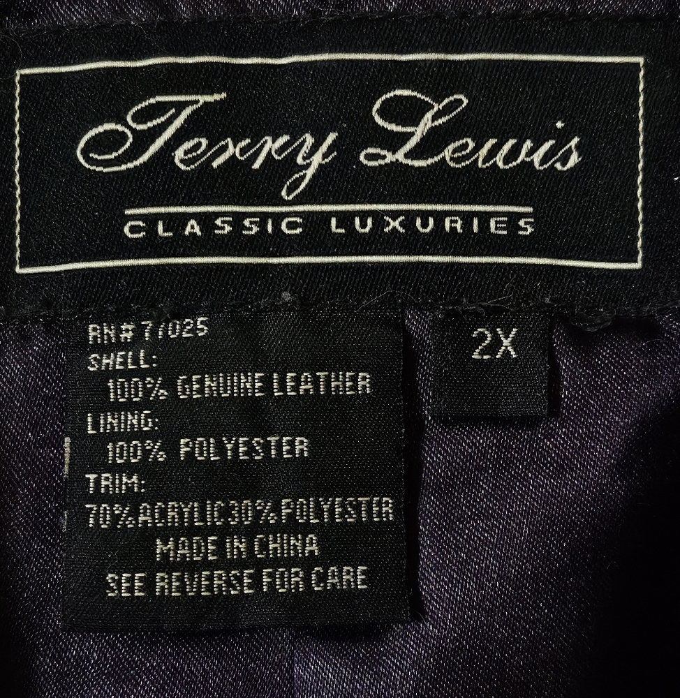Deep Purple Leather Jacket with Fringe Trim - Picture 5 of 5